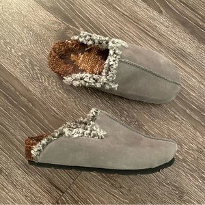 Free people Damon Cozy Leather Mule Shoe